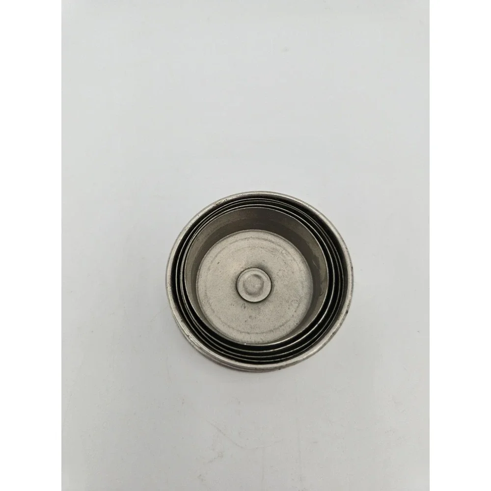 Vintage Collapsible Shot Glass Metal Portable Cup - Pat'd 97 USA Antique - Picture 5 of 8